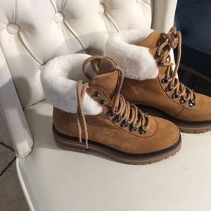 M.GEMI The Alpi boats sizes 7 in tan